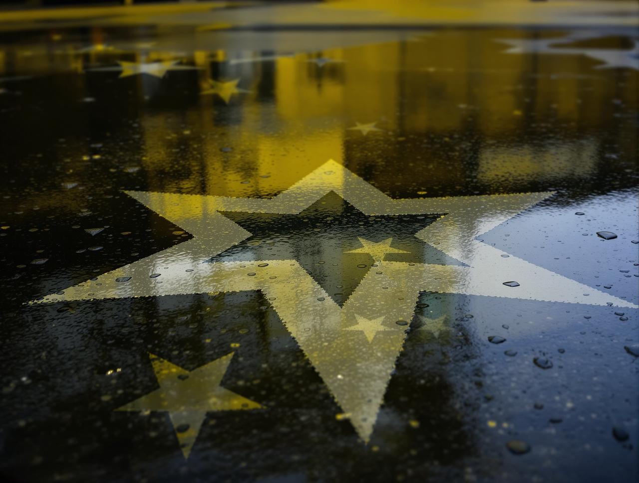 雨后星迹·水洼倒影